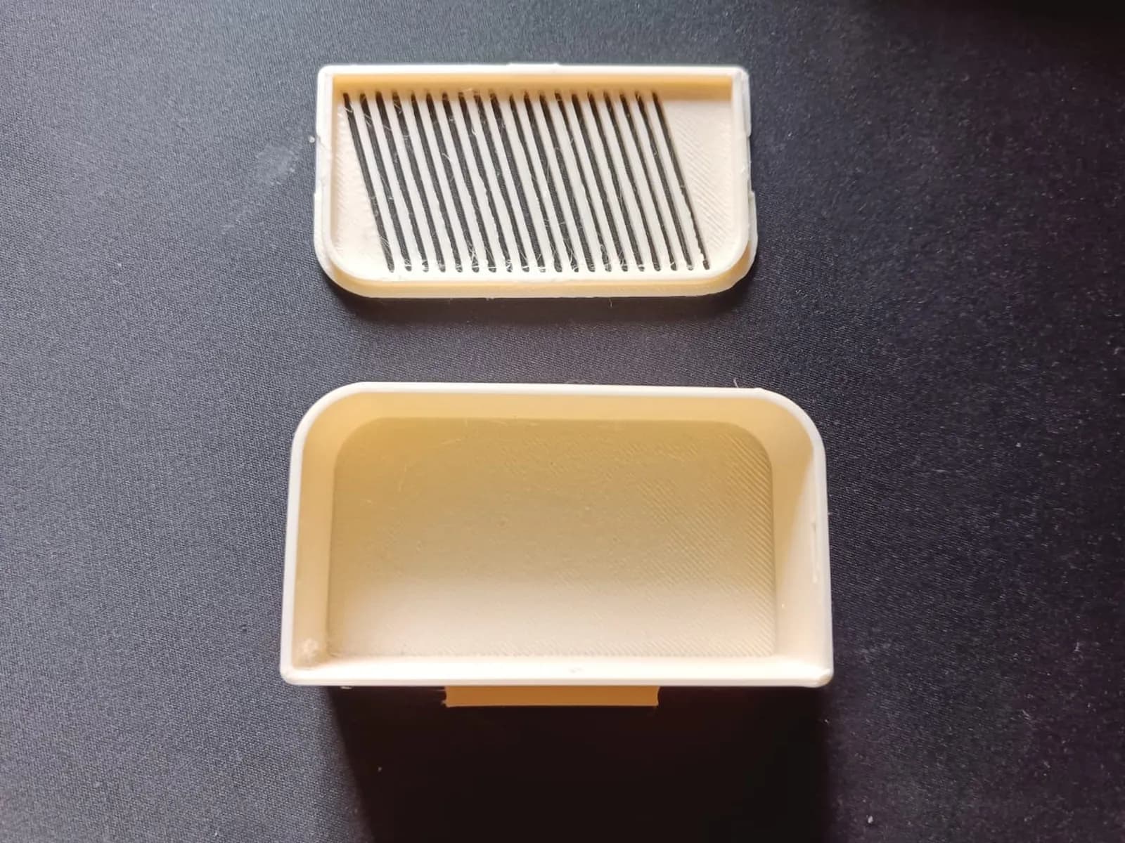Silica box, 3D printed